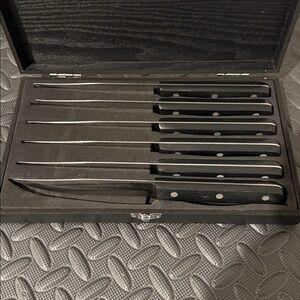 Black Accessory Box cutlery knives